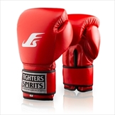 FIGHTERS SPIRITS ボクシンググローブ スタンダード 本革 レッド [fs-gv-bx-standard-leather-rd]