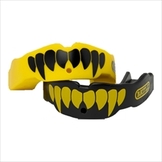 BATTLE マウスピース Mouth Guard Fang Type 2個セット 2-piece pak ネオイエロー＋ブラック [bt-pt-mouthguard-fang-2pc-neoywbk]